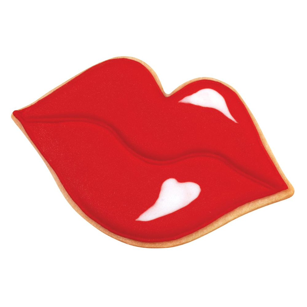WILTON COOKIE CUTTER VALENTINES LIPS XO 3PCS - Image 5
