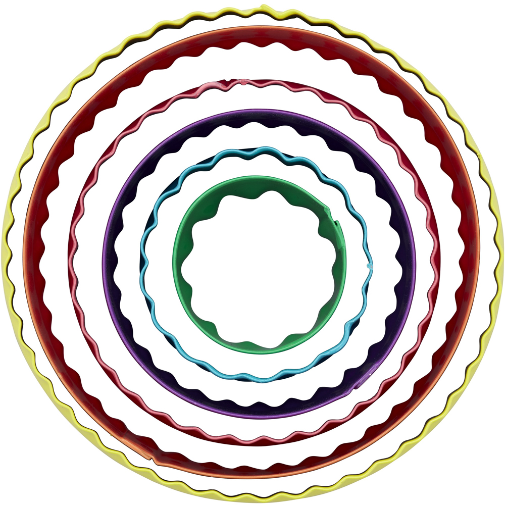 SET OF 6 WILTON DOUBLE-SIDED CUTTER ROUND - Image 2