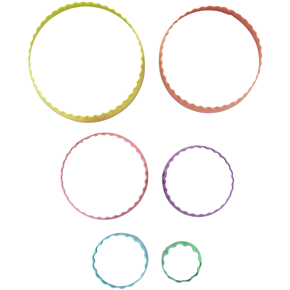 SET OF 6 WILTON DOUBLE-SIDED CUTTER ROUND - Image 3