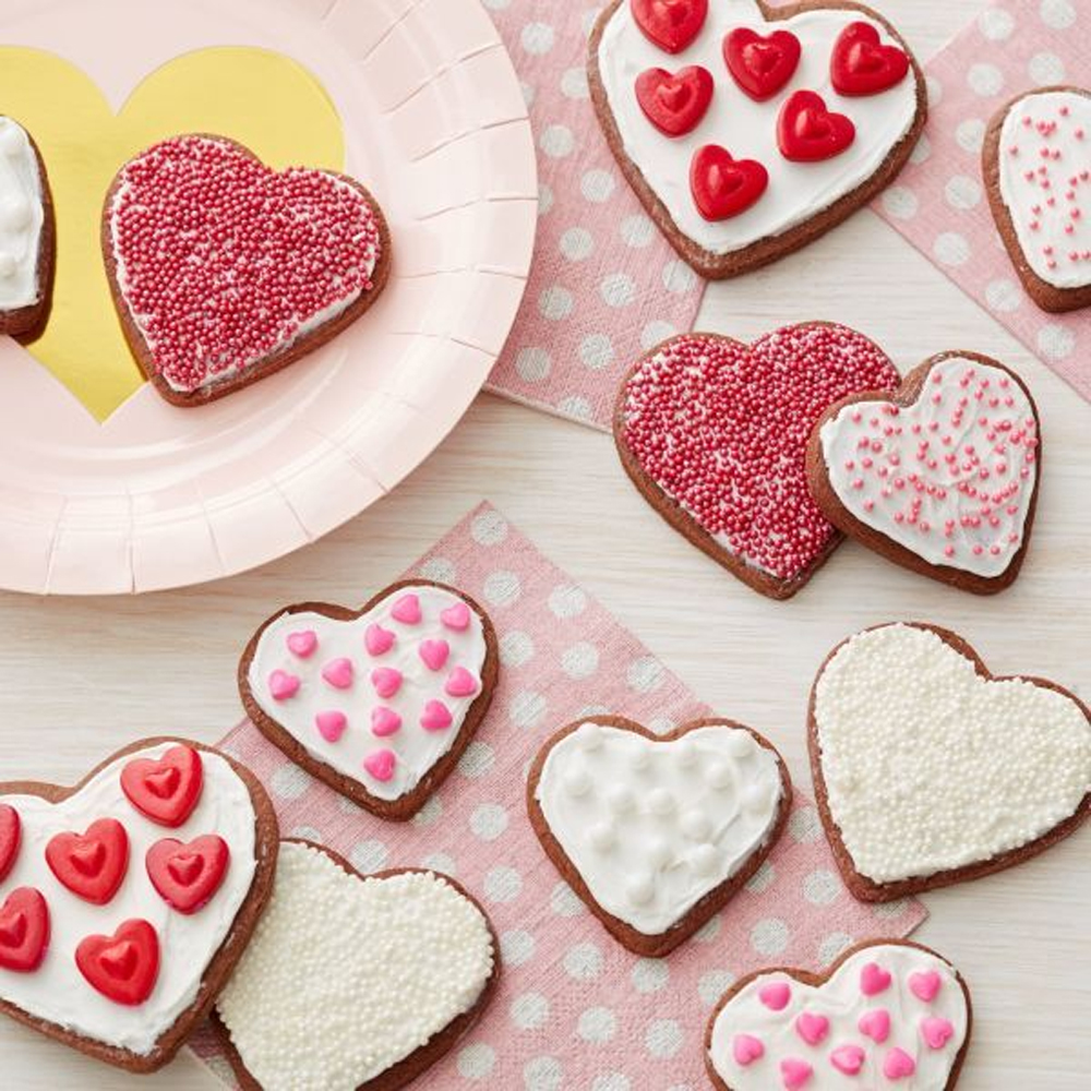SET OF 6 WILTON DOUBLE-SIDED CUTTER HEART - Image 2