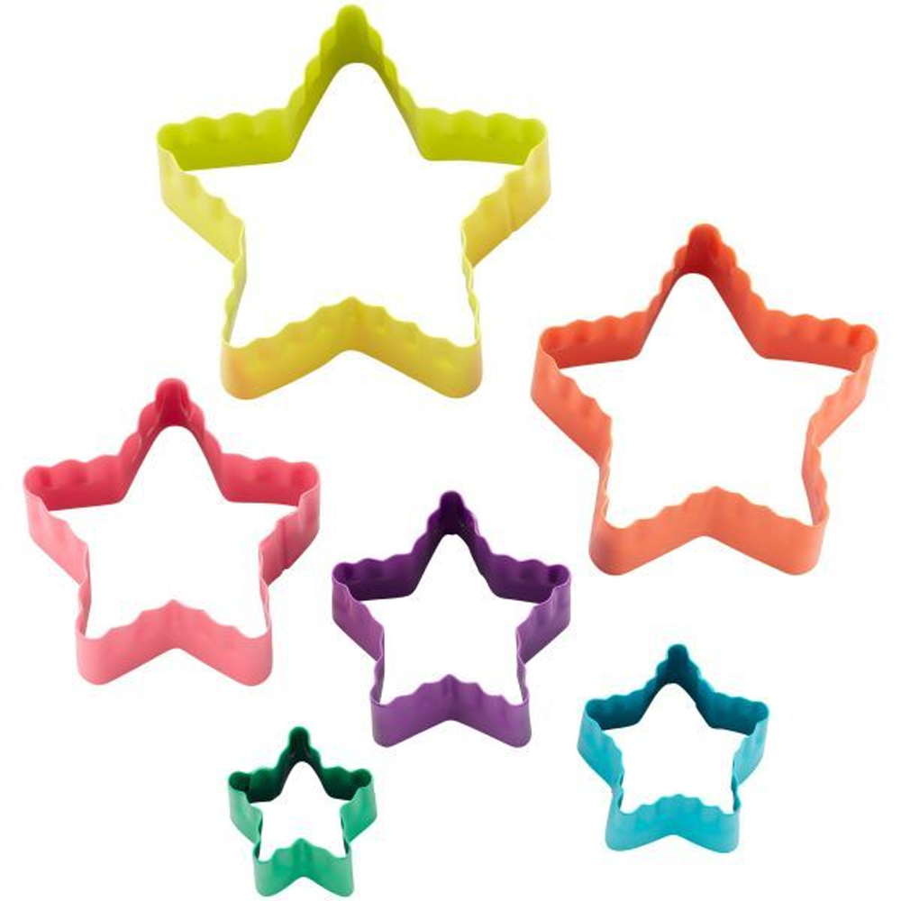 SET OF 6 WILTON DOUBLE-SIDED CUTTER STAR - Image 3