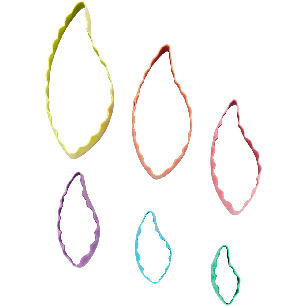 SET OF 6 WILTON DOUBLE-SIDED CUTTER LEAF - Image 3
