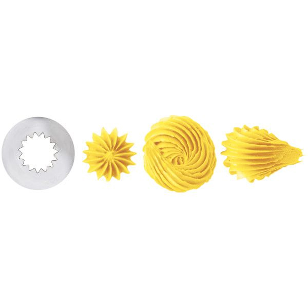 SET OF 3 WILTON DECORATING TIP OPEN STAR - Image 3