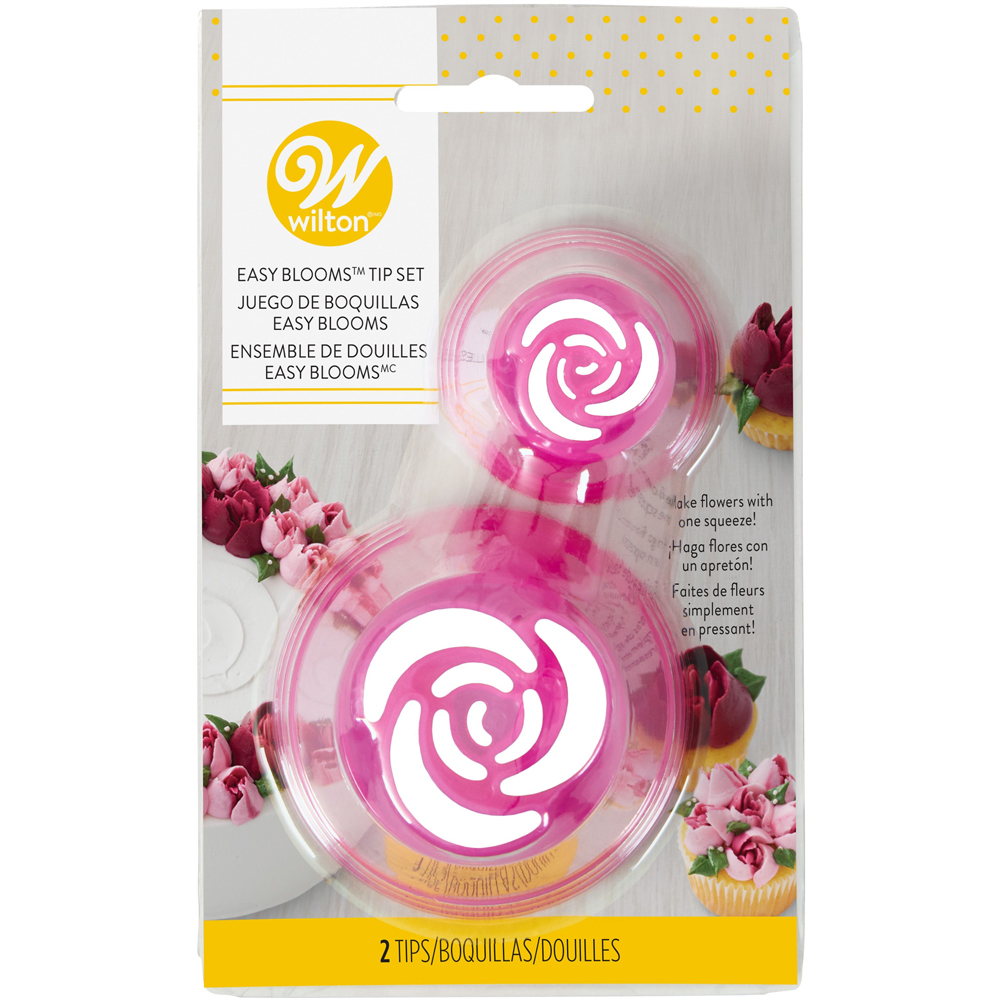 SET OF 2 WILTON DECORATING TIP EASY BLOOMS
