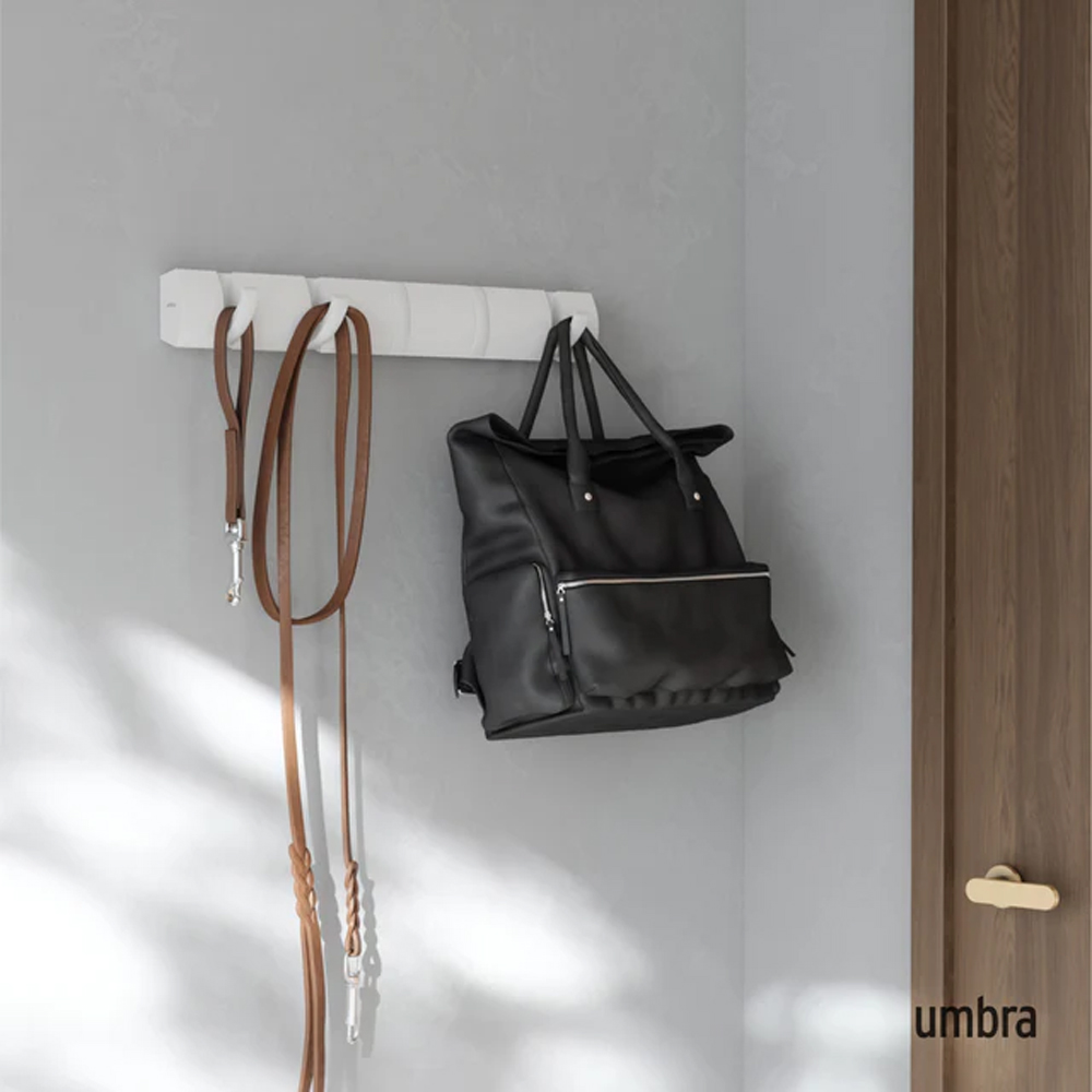 FLIP 5 HOOK WHITE 51X6X3CM - Image 2