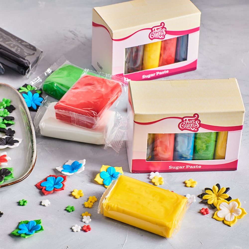 FUNCAKES SUGAR PASTE MULTIPACK 5X100G - Image 3