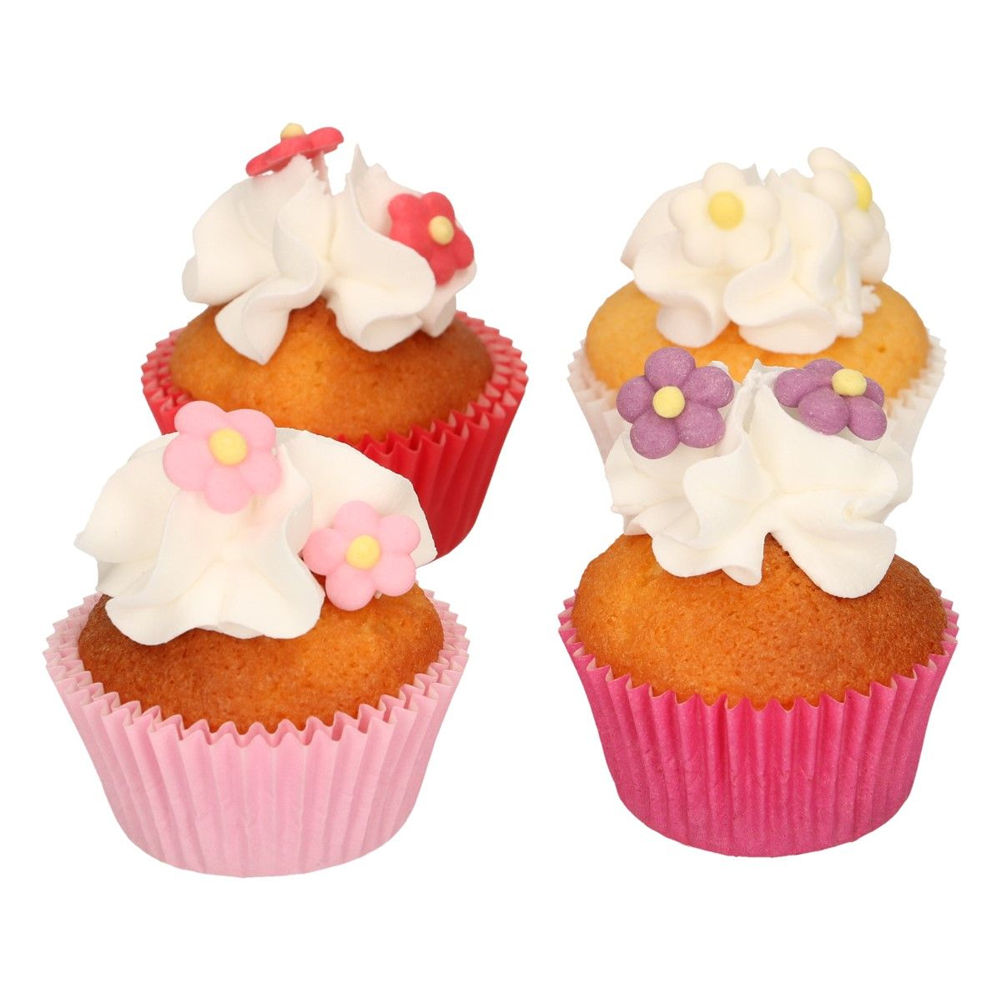 SET OF 32 FUNCAKES SUGAR DECORATIONS LITTLE FLOWERS - Image 2
