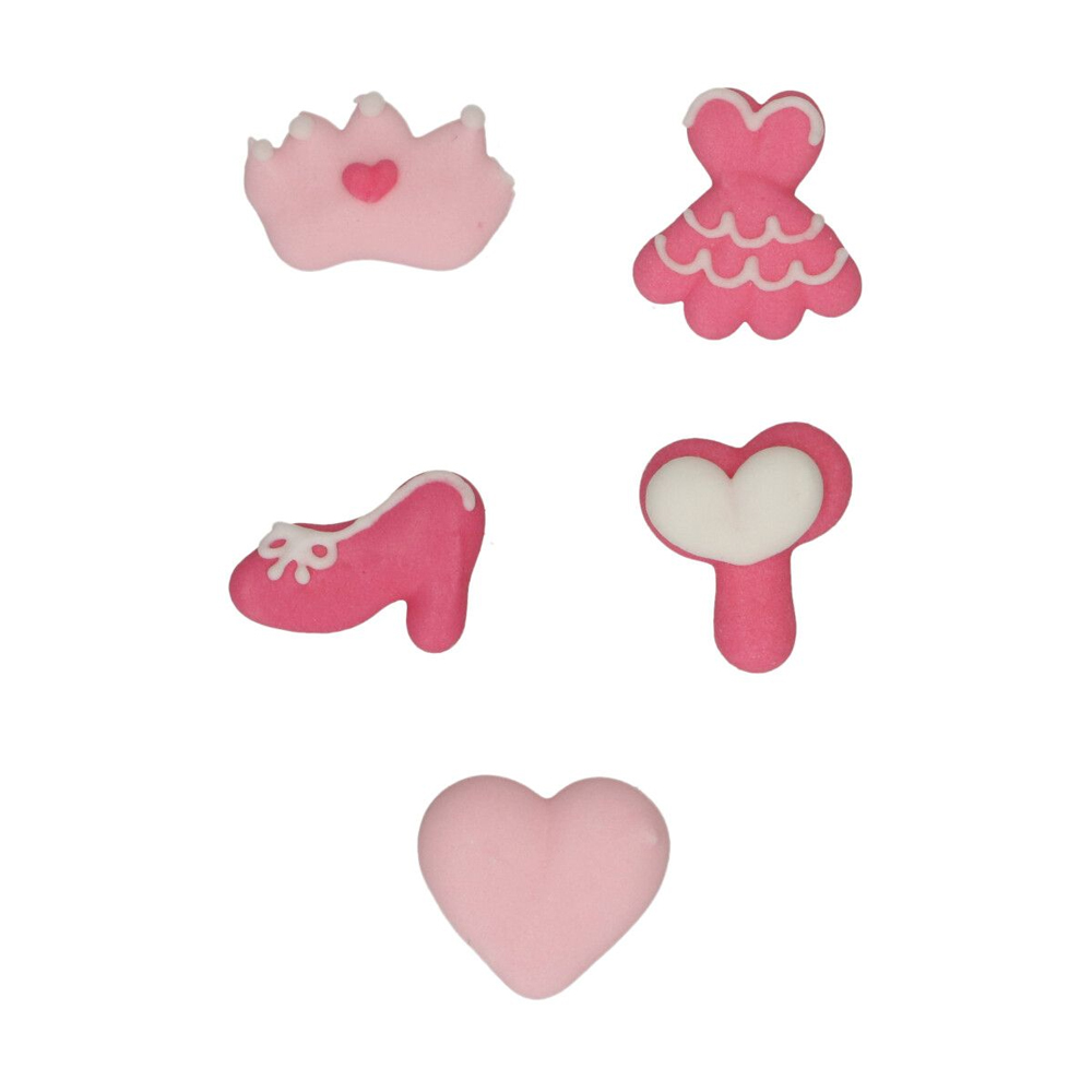 SET OF 8 FUNCAKES SUGAR DECORATIONS PRINCESS - Image 2