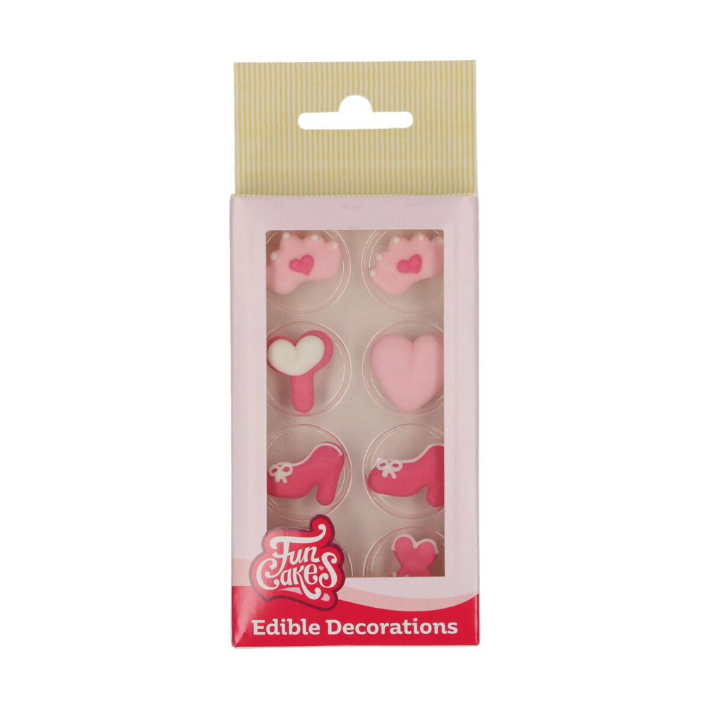 SET OF 8 FUNCAKES SUGAR DECORATIONS PRINCESS