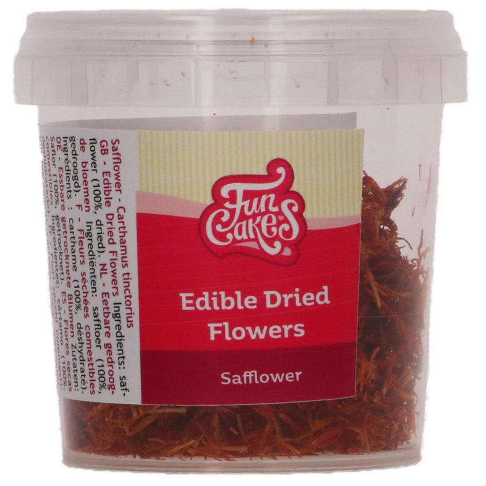 FUNCAKES EDIBLE DRIED FLOWERS SAFFLOWER 5G