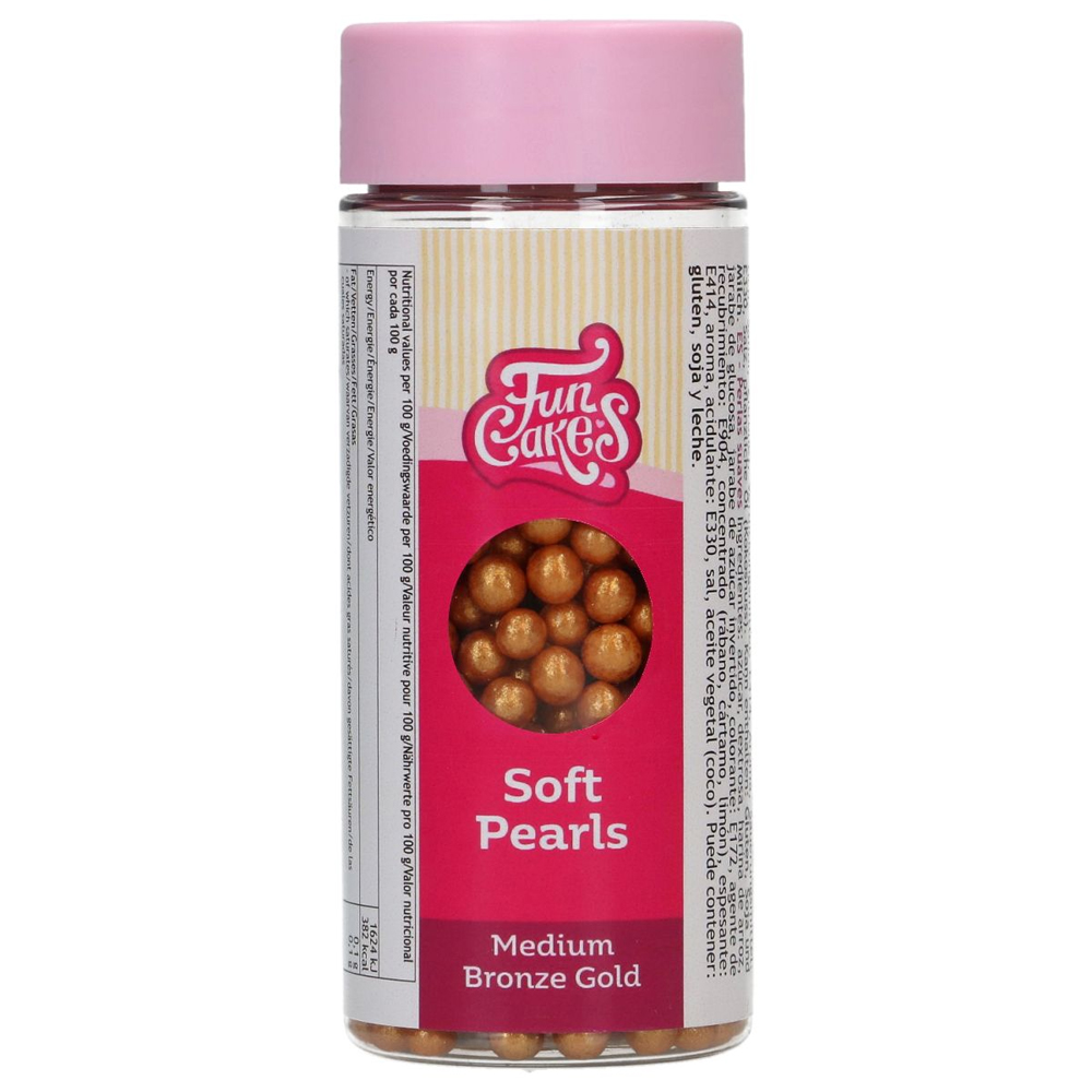 FUNCAKES SOFT PEARLS MEDIUM BRONZE GOLD 60G