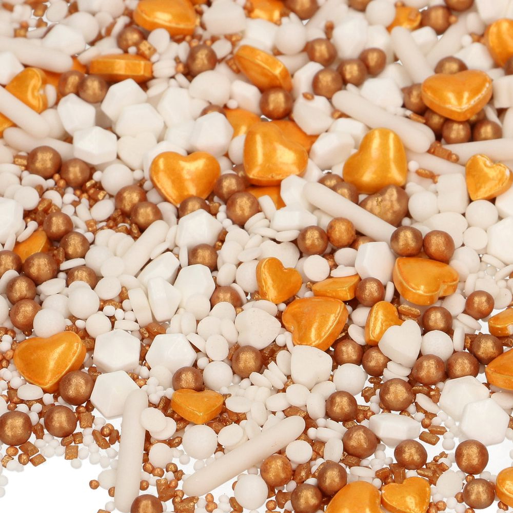 FUNCAKES 3D SPRINKLE MEDLEY WEDDING BELLS 70G - Image 4