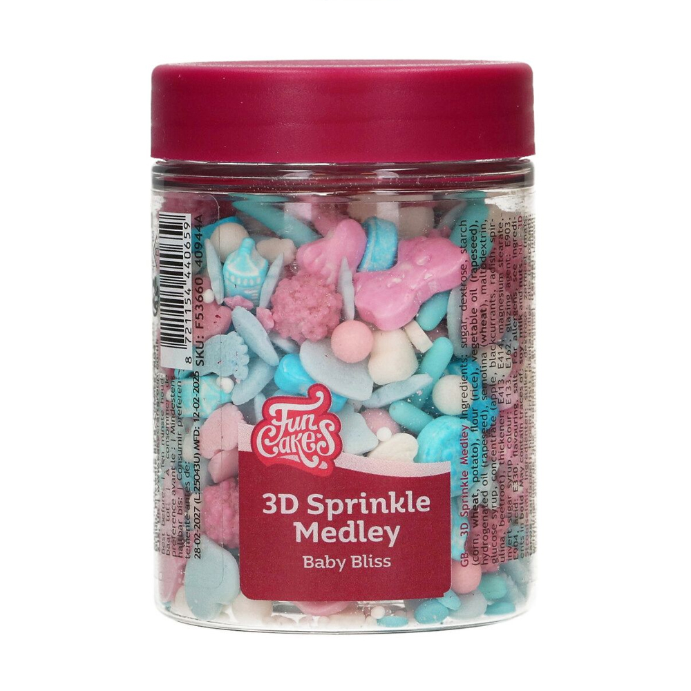 FUNCAKES 3D SPRINKLE MEDLEY BABY BLISS 70G