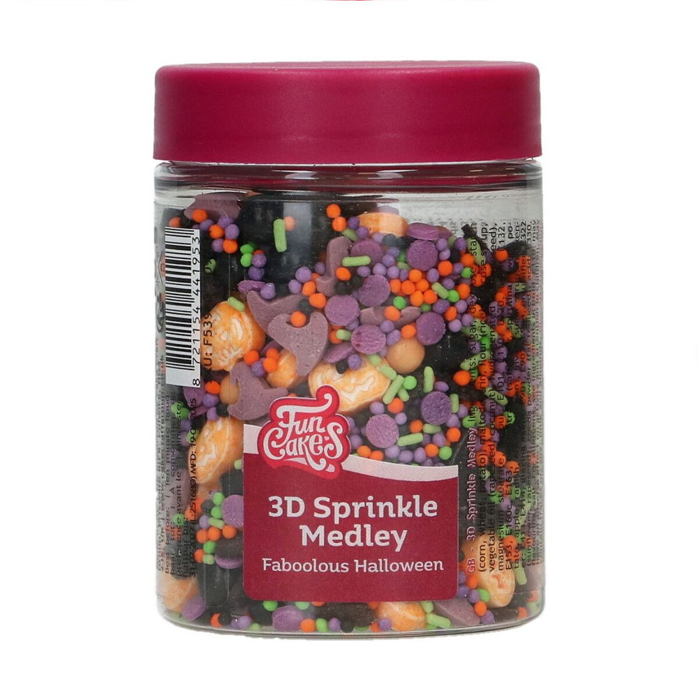 FUNCAKES 3D SPRINKLE MEDLEY FABOOLOUS HALLOWEEN 70G