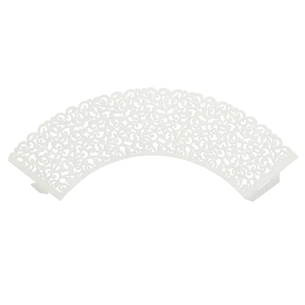 CUPCAKE WRAPPERS WHITE 5.5 X 8.5CM 10PCS - Image 5