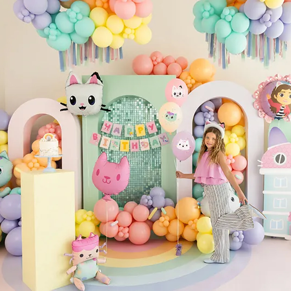 BANNER HAPPY BIRTHDAY GABBY'S DOLLHOUSE 180X15CM - Image 3