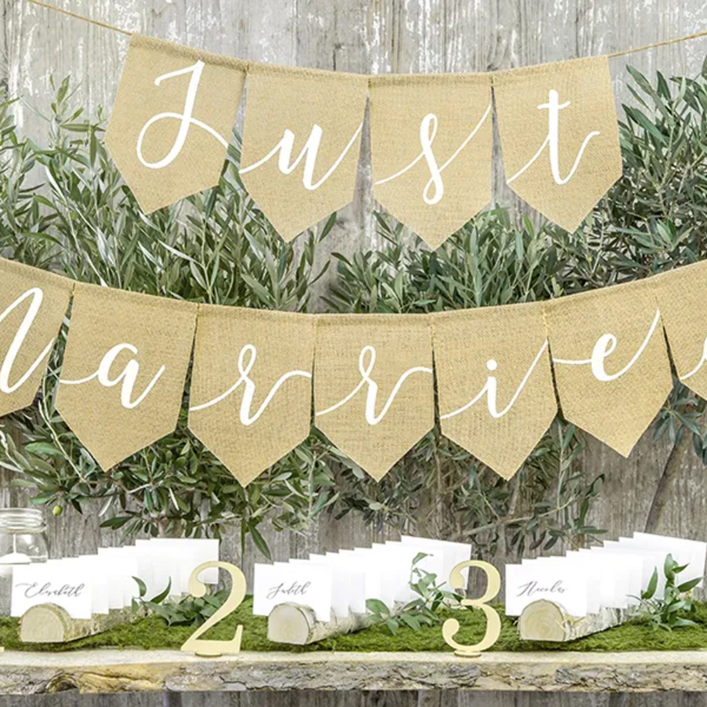 BANNER JUST MARRIED 23X185CM - Image 2