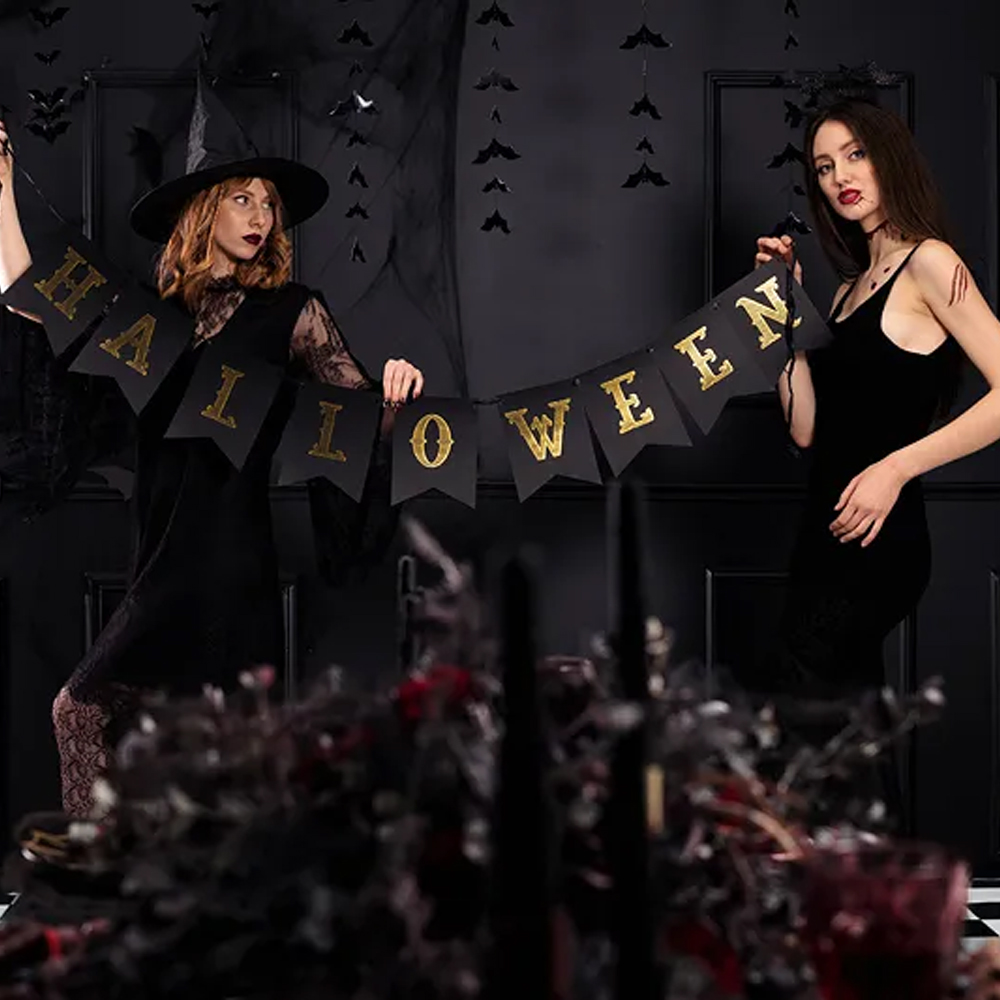 BANNER HALLOWEEN BLACK 20X175CM - Image 2