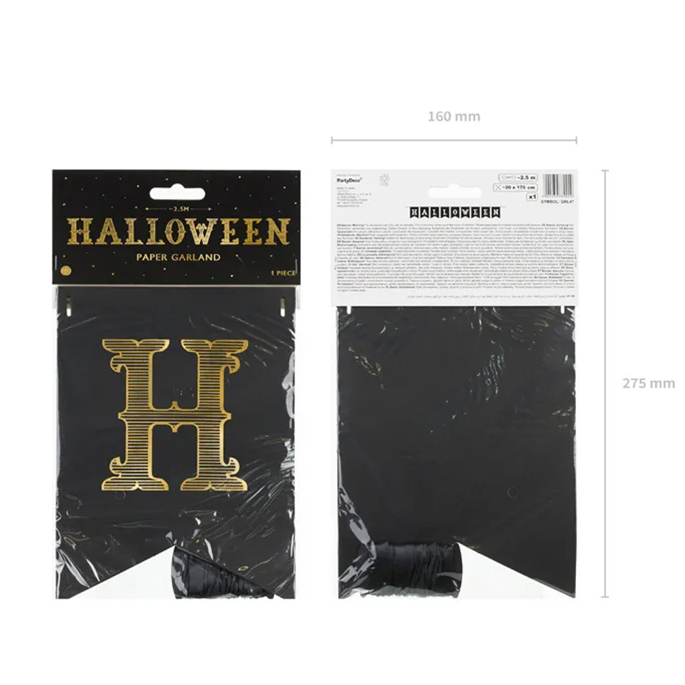 BANNER HALLOWEEN BLACK 20X175CM - Image 6