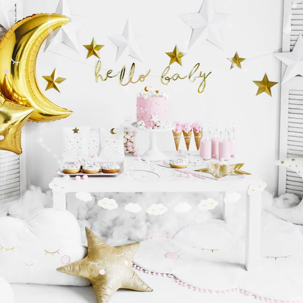 BANNER LITTLE STAR - HELLO BABY GOLD 18X70CM - Image 3
