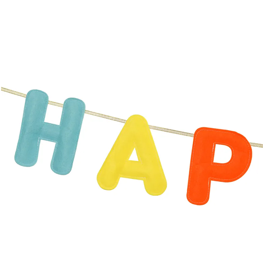 BANNER FELT HAPPY BIRTHDAY MIX 3M - Image 3