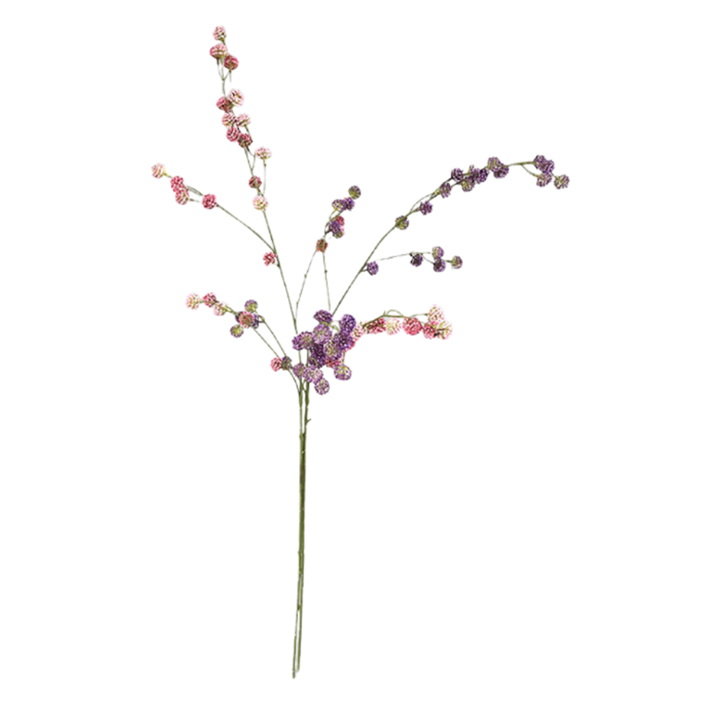 SORTMENT OF SPRING FLOWER SPRAY BALL PINK/PURPLE 110CM