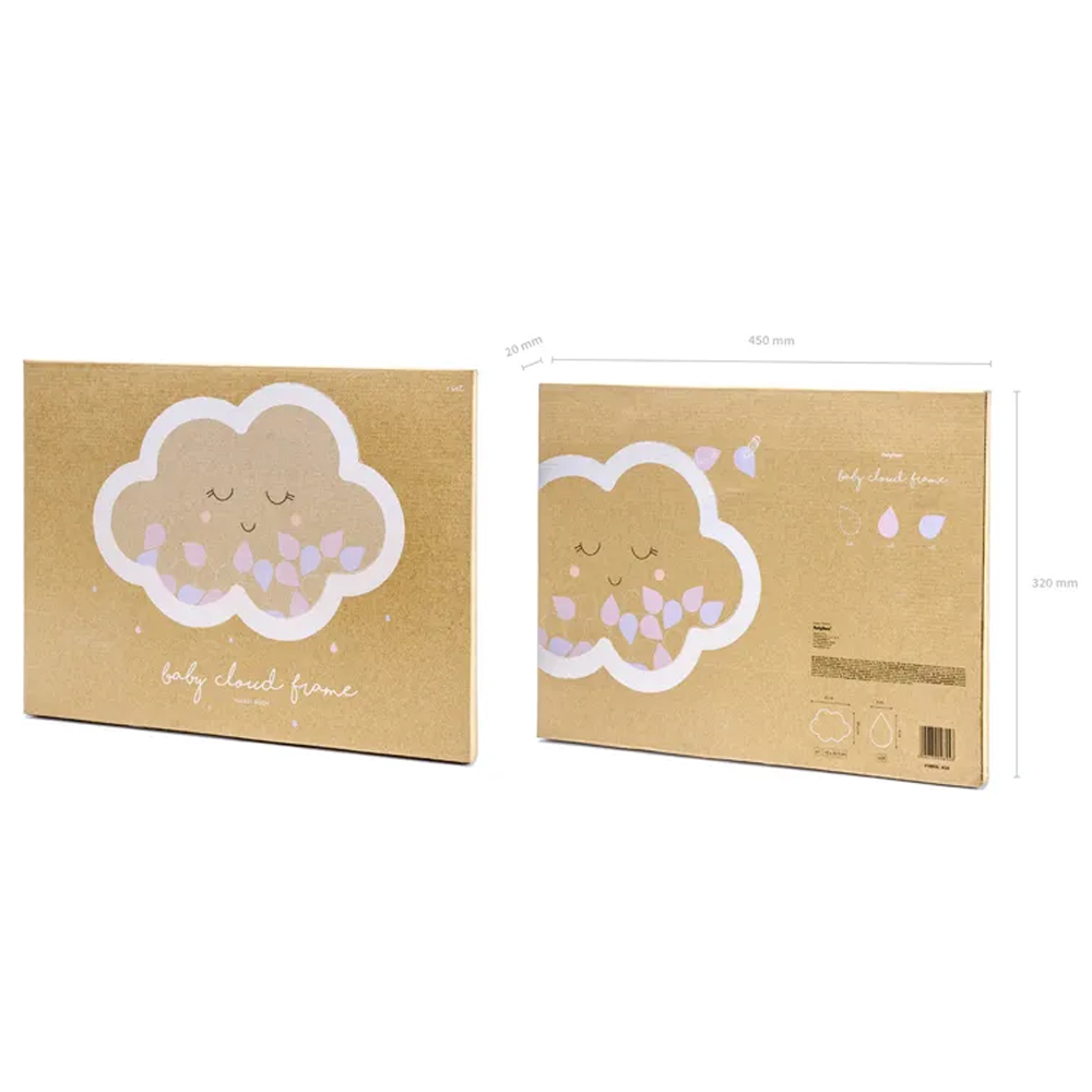 WOODEN GUEST BOOK - CLOUD 30.5X43CM - Image 4