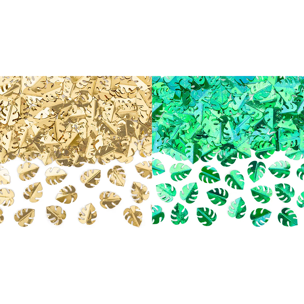 METALLIC CONFETTI LEAFS 15G
