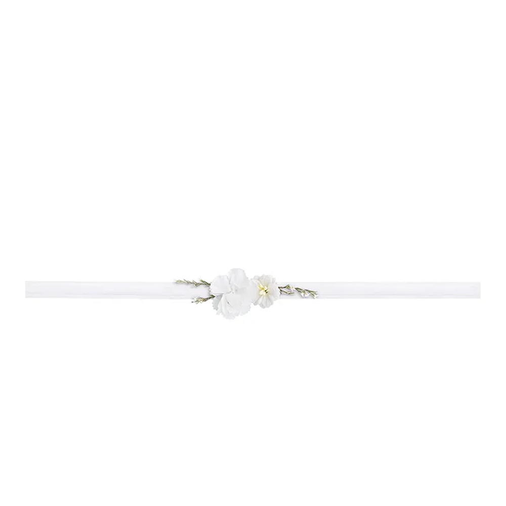 FLOWER WRIST CORSAGE WHITE - Image 5