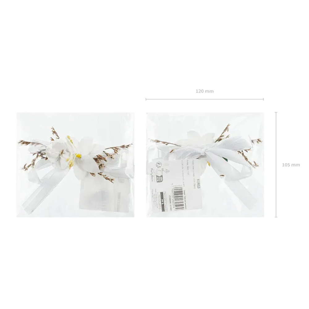 FLOWER WRIST CORSAGE WHITE - Image 6