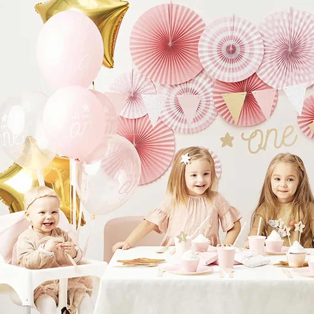 CUPCAKE TOPPERS 1ST BIRTHDAY GOLD 6PCS - Image 3