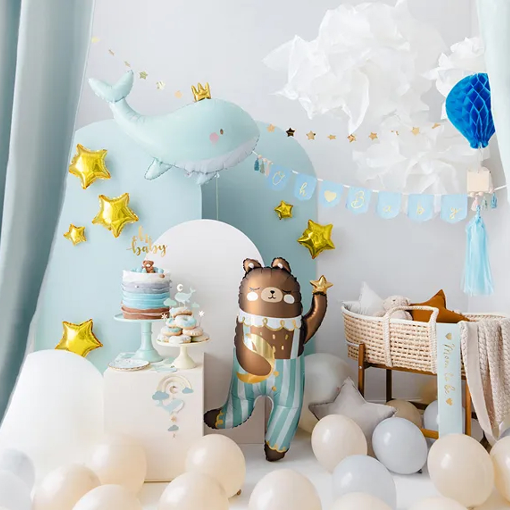 CUPCAKE TOPPERS - WHALE 11-13.5CM 7PCS - Image 4