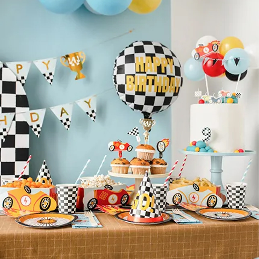 CUPCAKE TOPPERS - CARS 12CM 4PCS - Image 2