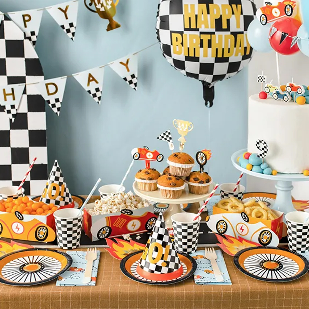 CUPCAKE TOPPERS - CARS 12CM 4PCS - Image 4
