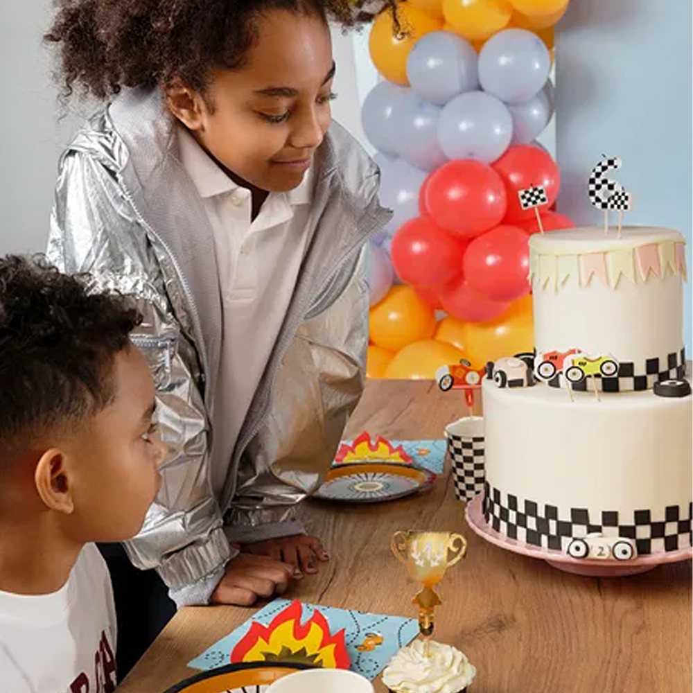 CUPCAKE TOPPERS - CARS 12CM 4PCS - Image 3