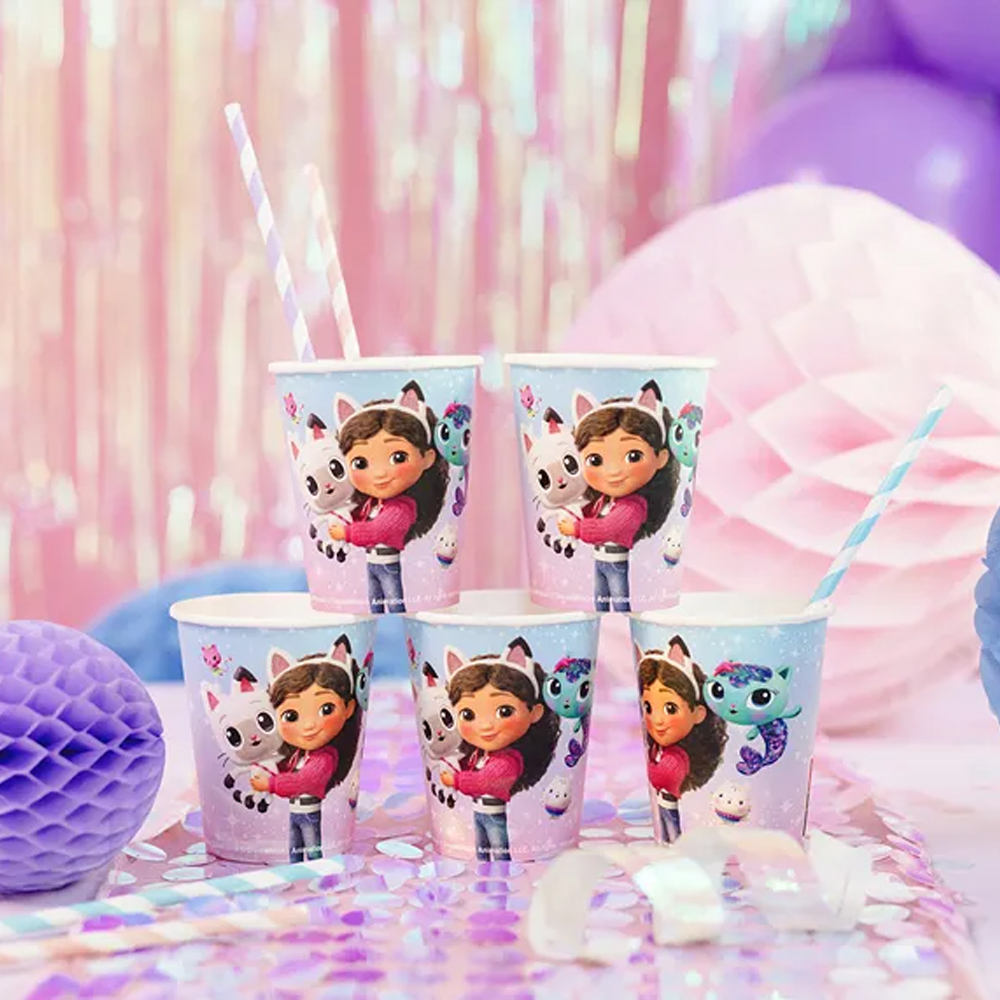 CUPS GABBY'S DOLLHOUSE 2 MIX 250ML 6PCS - Image 2