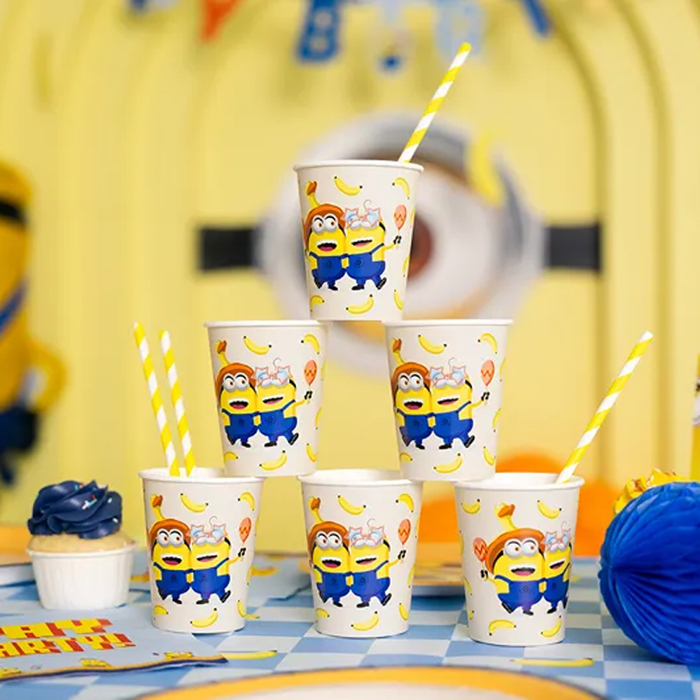 CUPS MINIONS 250ML MIX 6PCS - Image 2