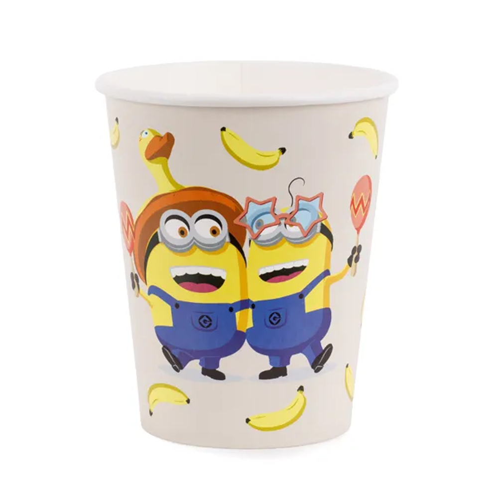 CUPS MINIONS 250ML MIX 6PCS