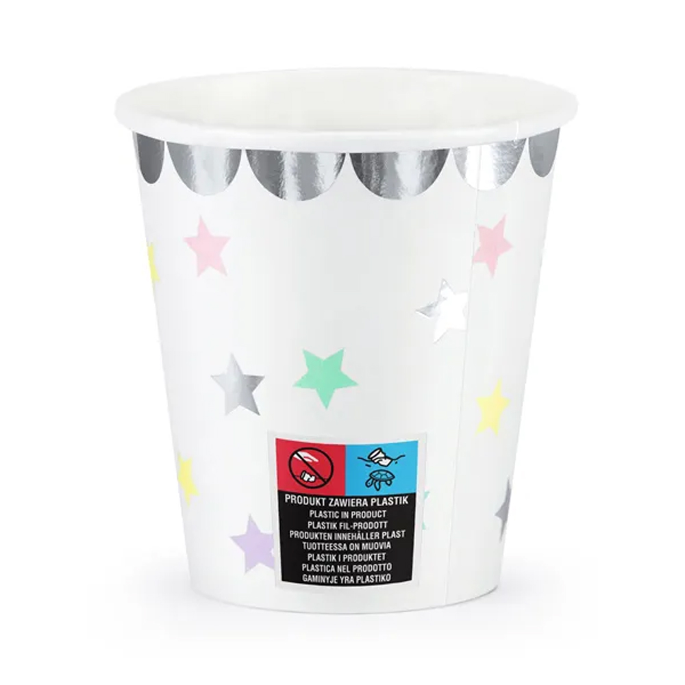 CUPS UNICORN - STARS 180ML 6PCS - Image 7