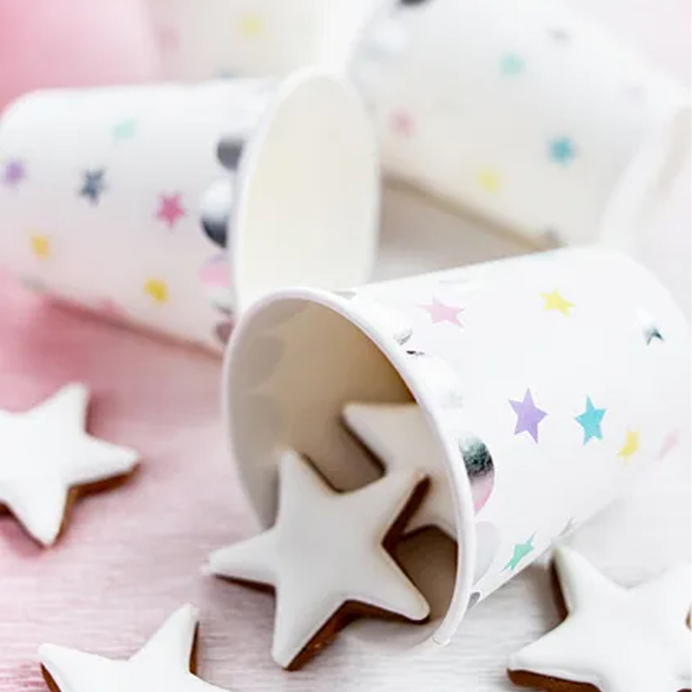 CUPS UNICORN - STARS 180ML 6PCS - Image 3