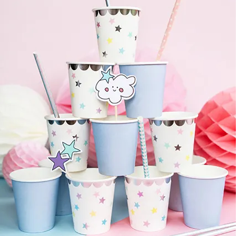 CUPS UNICORN - STARS 180ML 6PCS - Image 2