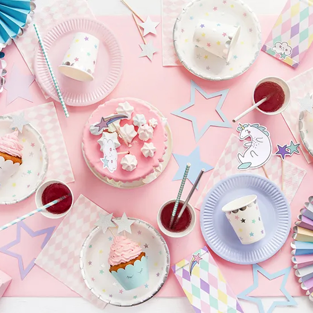 CUPS UNICORN - STARS 180ML 6PCS - Image 6