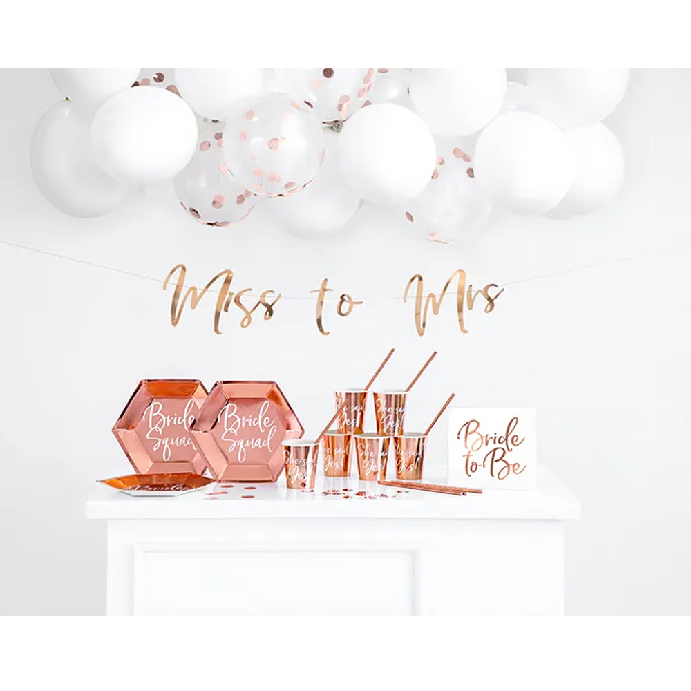 CUPS SHE SAID YES ROSE GOLD 220ML 6PCS - Image 6