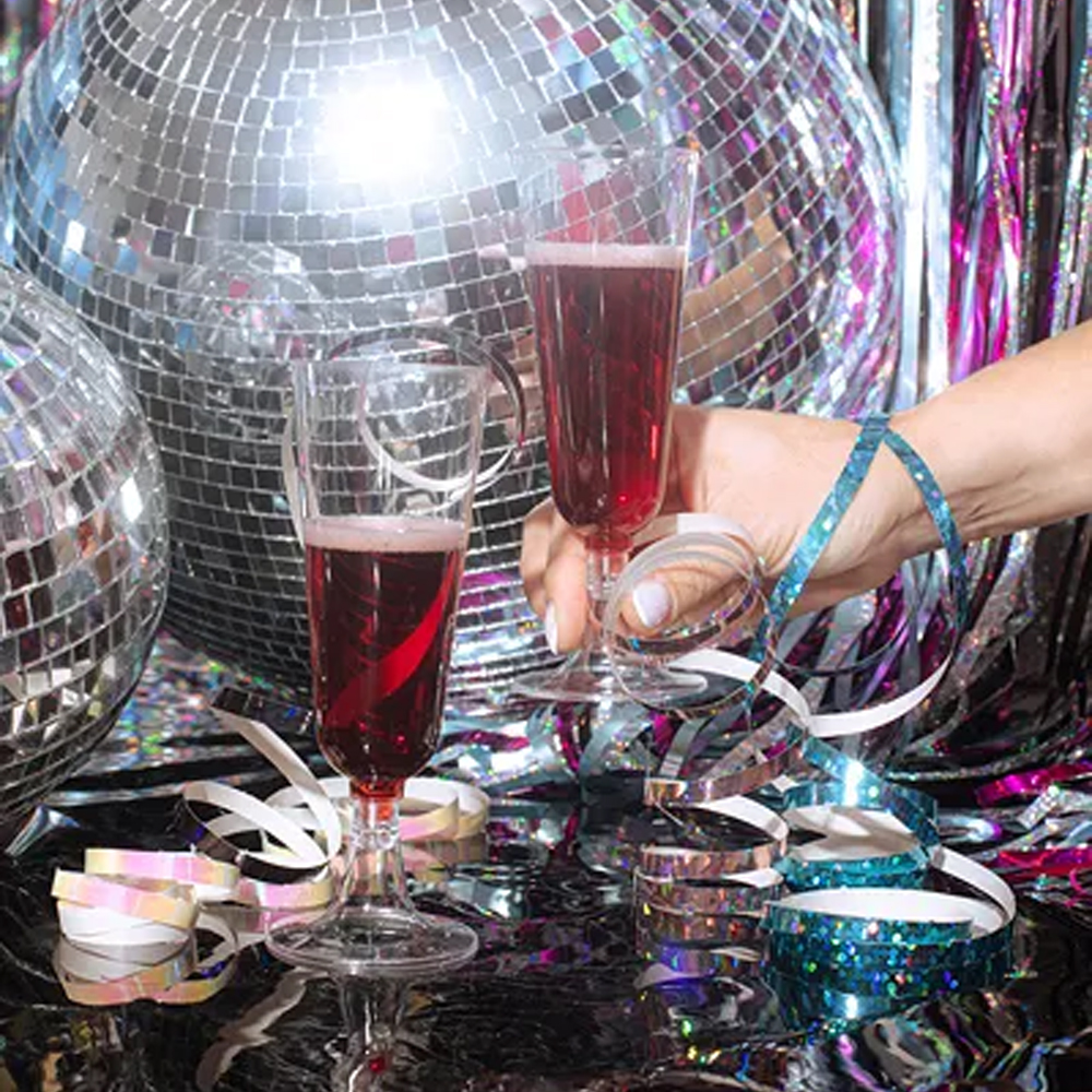 PLASTIC CHAMPAGNE GLASSES 150ML 8PCS - Image 6