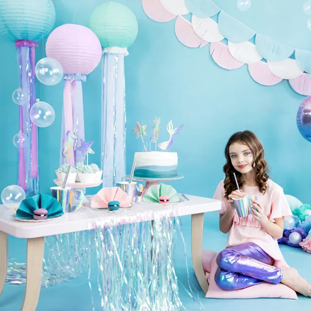 CAKE TOPPERS MERMAID IRIDESCENT 24.5CM 3PCS - Image 3