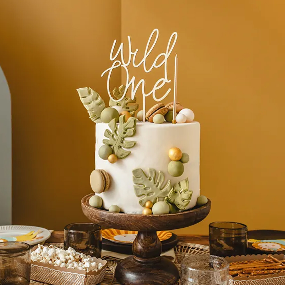 WOODEN TOPPER WILD ONE 22CM - Image 6