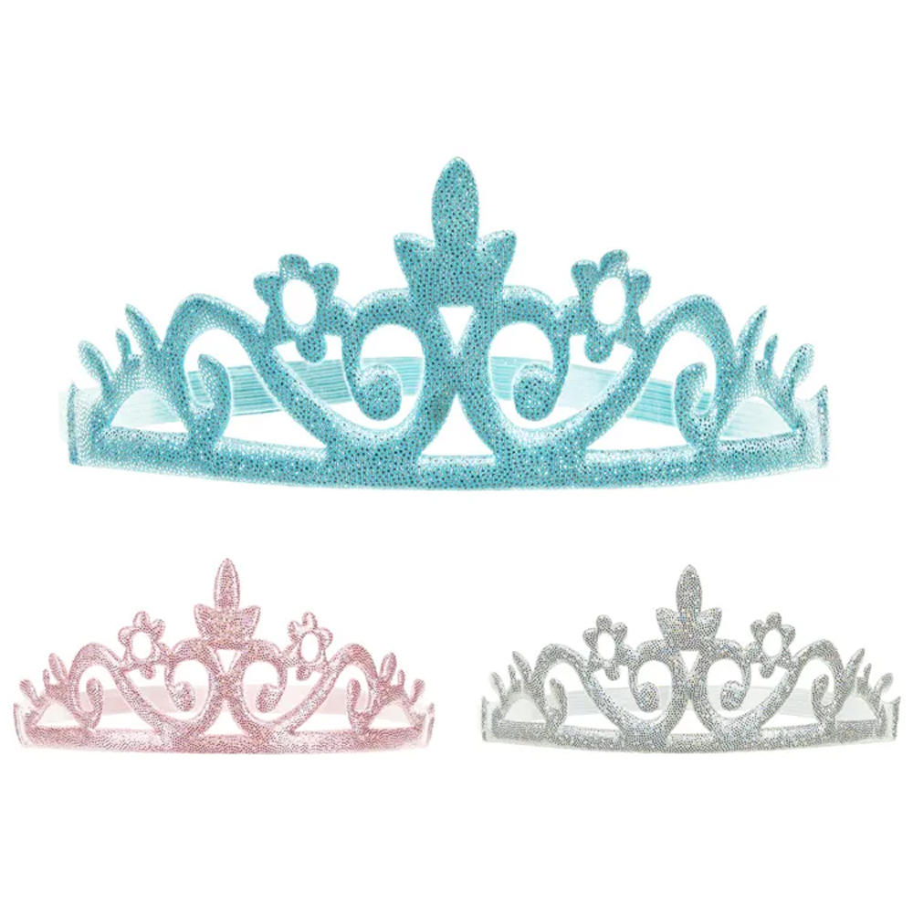 PRINCESS CROWNS DIAMETER 19-20CM 3PCS