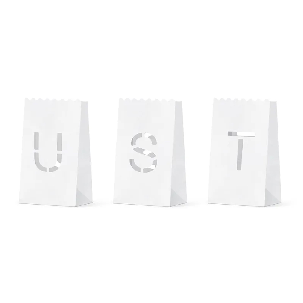 LANTERNS CANDLES BAGS - JUST MARRIED 11.5X19X7CM - Image 3