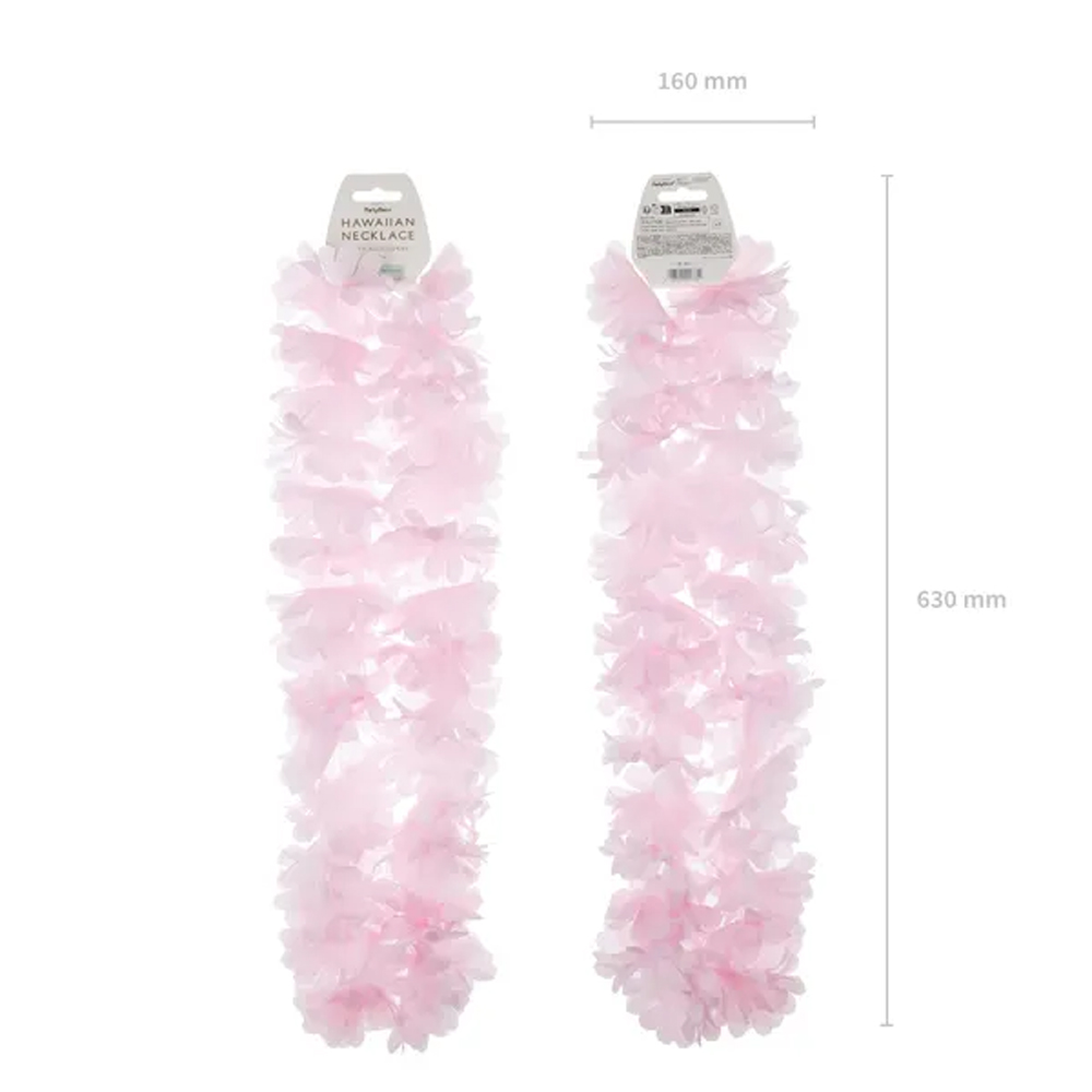 LIGHT PINK HAWAIIAN NECKLACE 1.2M - Image 3