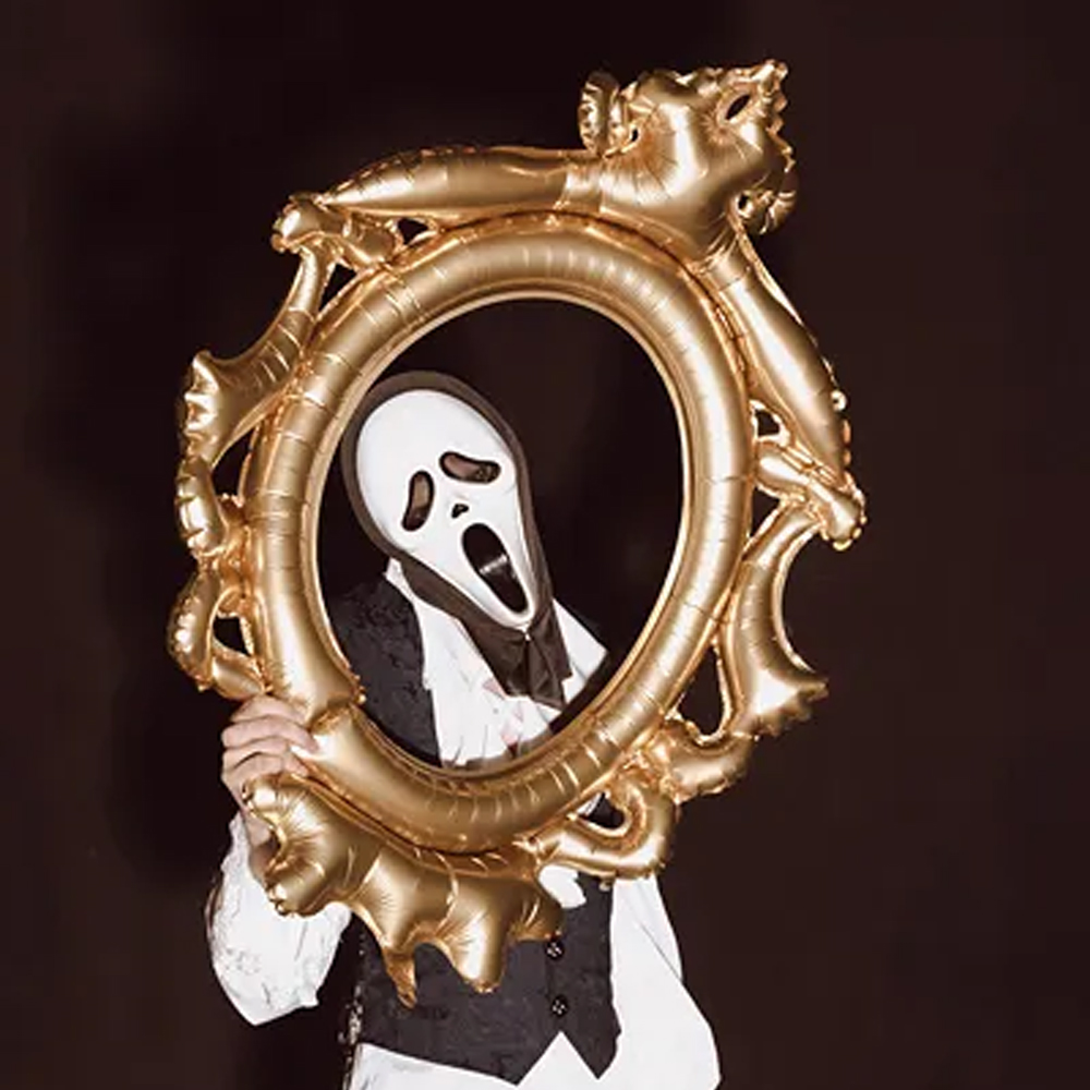 HALLOWEEN HOODED MASK 18X31CM - Image 2